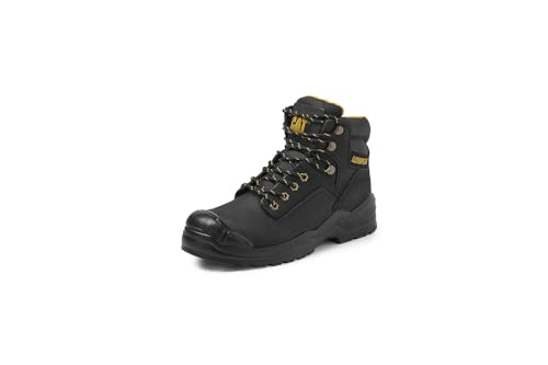 CAT Safety Footwear Mid S3 Herren Stiefel in Schwarz, Schwarz, 45 EU