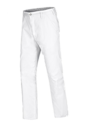 BP Med Trousers 1735-686-21 Chinohose für Herren - Gummizug in der Taille - 48% Baumwolle, 48% Polyester, 4% Elastolefin - Normale Passform - Größe: 50n - Farbe: weiß