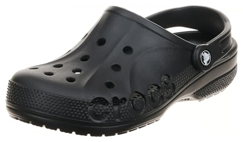 Crocs unisex-adult Baya Clog Clog, Black, 39/40 EU