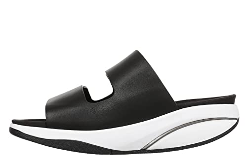 MBT LIKI Sandalen für Damen aus Leder mit Schnallenverschluss. Leichtes und bequemes Schuhwerk für Frühling Sommer. Physiologisches Schuhwerk für Komfort und Stabilität. Sandalen zum Anziehen