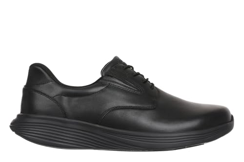 MBT SF-100 Herren-Freizeitschuhe im klassischen Stil. Physiologische und Bequeme Schuhe Stabilität mit Wippensohle. Lässige Schnürschuhe. Schwarze