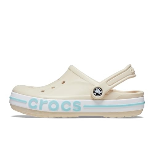 Crocs Unisex-Erwachsene Bayaband Clog Winter White/Multi Clogs, Winter White/Multi, 38/39 EU