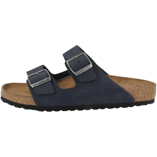 BIRKENSTOCK Herren Sandale Arizona Nubukleder normal Dunkelblau 42