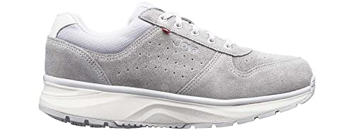 JOYA Dynamo Classic W Light Grey, Damensneaker in stilvollem Look aus Rauleder, für Bequeme Bewegung im Alltag, komfortable Damenschuhe, Hellgrau, 40 1/3