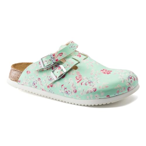 BIRKENSTOCK Damen Clogs Kay SL Birko-Flor schmal 40 EU Schmal Flower Mint