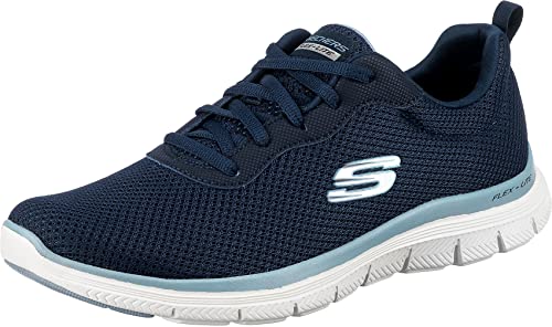 Skechers Damen Flex Appeal 4.0 Brilliant View Sneaker, Navy, 40 EU