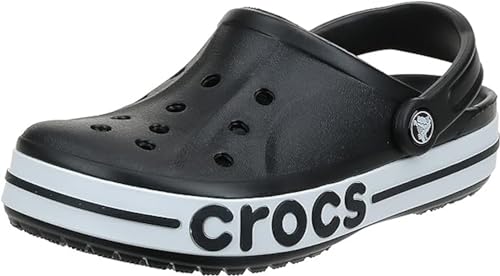 Crocs Unisex Adult Bayaband Clog, Black/White, 39/40 EU