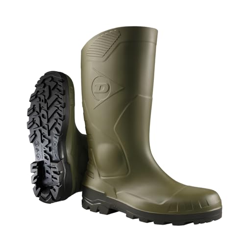 Dunlop Protective Footwear Devon full safety Unisex-Erwachsene Gummistiefel, Grün 44 EU