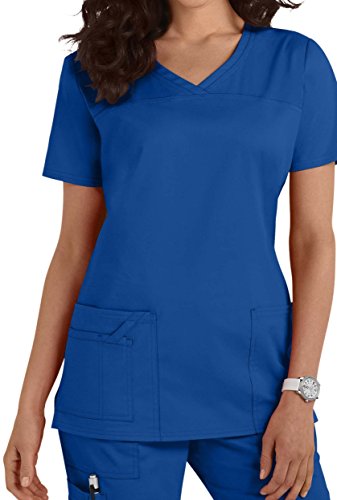 CARE SMART UNIFORM 1122 V Neck (S, Royal [königlich] 1) …