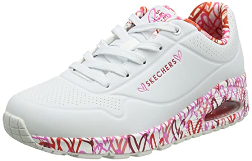 Skechers Damen Sneakers, White, 38 EU