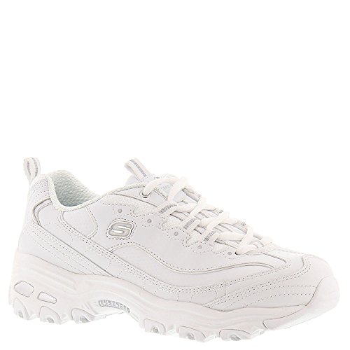 Skechers Damen Skechers D'lites Fresh Start 11931-wsl Sneaker, Weiß Silberfarben, 39 EU